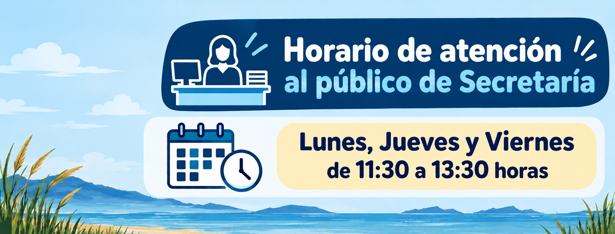 Horario de atención al público